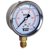Kép 1/2 - MANOMÉTER M-63/R 0-10bar / 145 psi,  KO ház, 1/4" alsó csatlakozás, Glicerin töltéssel