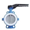 Kép 2/3 - 1145 – Kézikaros pillangószelep cserélhető ülékkel, tányér: CF8M / ülék: PTFE, DN50 PN16