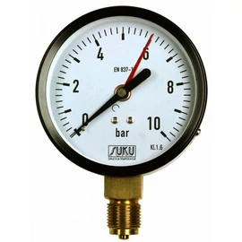 MANOMÉTER M-100/R 0-10bar 1/2" alsó csatlakozás