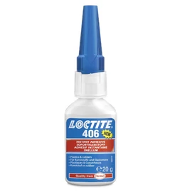 LOCTITE 406 – Kis viszkozitású pillanatragasztó – műanyagok és gumi ragasztása