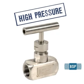 481 - Saválló BSP menetes tűszelep, 1/4"-tól 1"-ig, PN400, T.: -20/+180°C