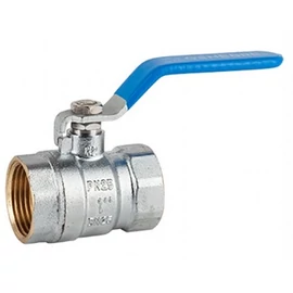 3028 / 3020 – Krómozott sárgaréz BB menetes golyóscsap, PN25 / PN40, -20ºC/+110ºC, (vízre, ivóvízre, gőzre)