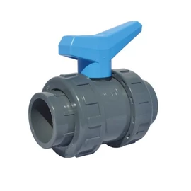 PVC-U gömbcsap 3" DN65/d90 PN10 hollanderes ragasztható