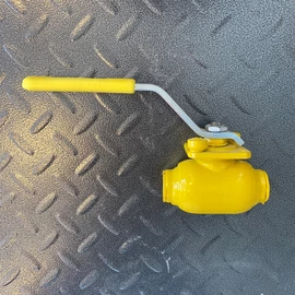 Szénacél menetes gömbcsap gázra 1/2" PN40 ISO-pad MSG