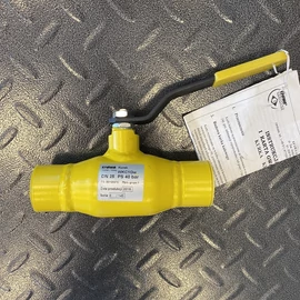 Szénacél menetes gömbcsap gázra 1" PN40 WKC1