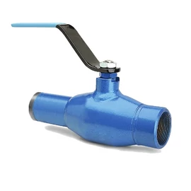 Szénacél menetes gömbcsap 1" PN40 