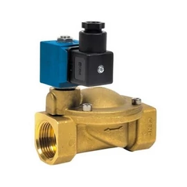 ESM 86 – Szervo (közvetett) működésű mágnesszelep, alaphelyzetben zárt, 24V / 230V / 48V / 12V (DC) / 24V (DC) , 3/8″-tól 3″-ig, (nem agresszív folyadékokra)