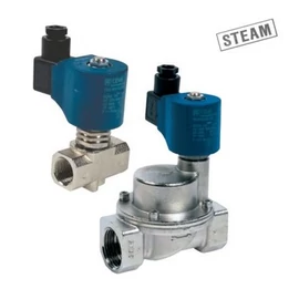 ESV 90 – Szervo (közvetett) működésű mágnesszelep, alaphelyzetben zárt, 24V / 230V / 48V / 24V (DC) , 1/2″-tól 2″-ig, (gőzrendszerek)
