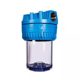FP3 - Műanyag poharas vízszűrőház 5" - 1"