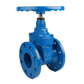 Karimás EPDM gumizárású tolózár (GGG50) DIN 3202 F4, PN10/16,  -10/+70°C , Epoxy bevonatos, (Öntözés, vízkezelés, vízhálózat,..)