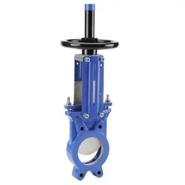 170 - Öntöttvas késtolózár kézikerékkel | GG25 ház - NBR ülék - F304 záróék | egyirányú zárás |