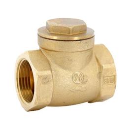 301 - Sárgaréz visszacsapó csappantyú, fém ülék, 3/8"-tól 4"-ig, PN10, 0/+90°C