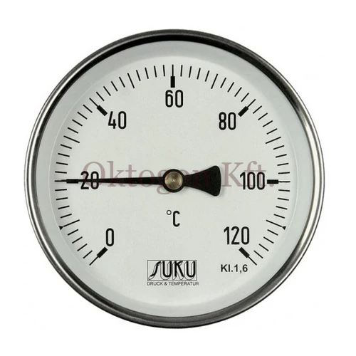 Bimetál hőmérő Ø63 -20/+60°C L63