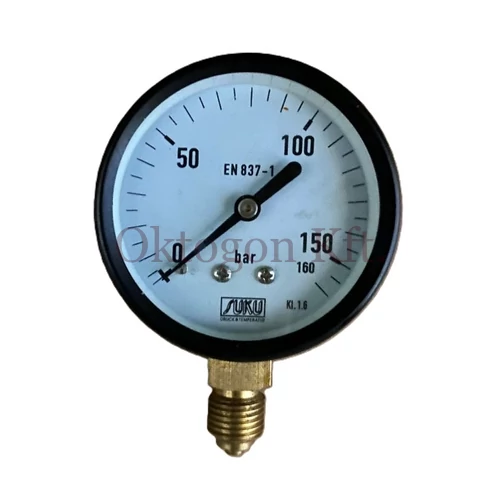 Nyomásmérő DN63 0-160 bar G1/4" alsó csatlakozás
