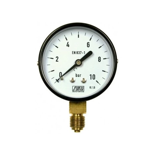 MANOMÉTER M-63/R 0-1bar 1/4" alsó csatlakozás