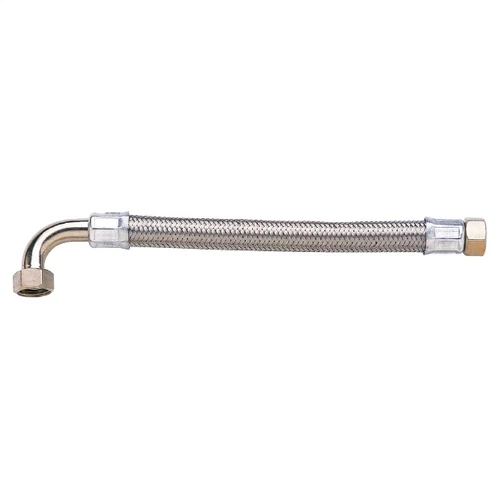 Flexibilis fémtömlő 1/2" BB könyök L=700mm