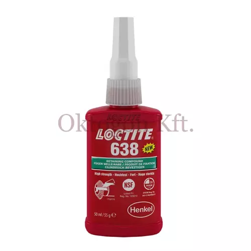 LOCTITE 638 - Nagy szilárdságú hőálló rögzítő 50ml