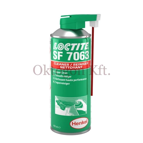 LOCTITE SF 7063 400ml - oldószer bázisú tisztító és zsírtalanító aeroszol