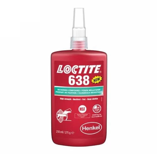 LOCTITE 638 - Nagy szilárdságú hőálló rögzítő 250ml