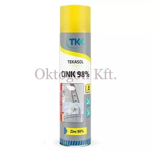 TEKASOL ZINK 98% - Fémvédő, korrózióvédő cinkspray, horgany spray 400ml