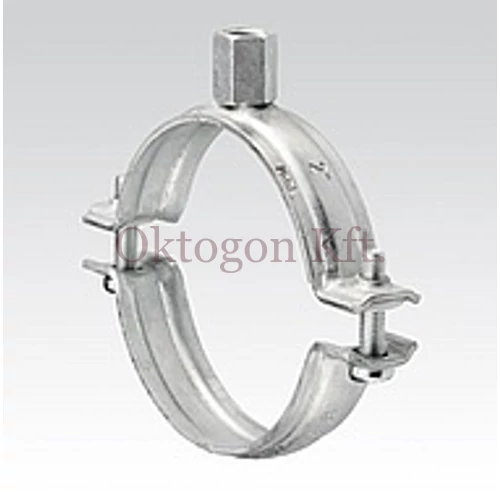 Horganyzott csőbilincs betét nélkül, 19-25mm 1/2" M8/M10