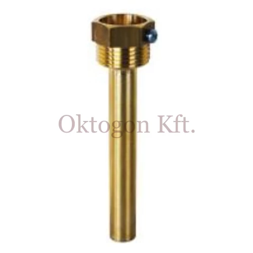 Réz hőmérő védőcső 9x11 L=45mm