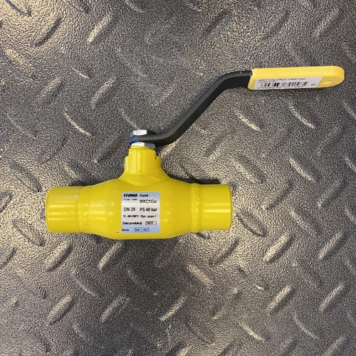 Szénacél menetes gömbcsap gázra 3/4" PN40 WKC1