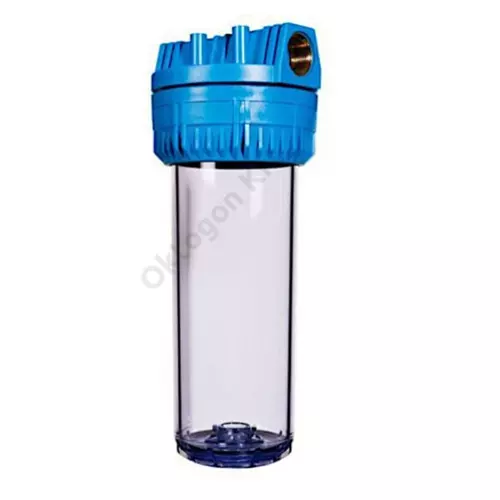 FP3 - Műanyag poharas vízszűrőház 10" - 3/4"