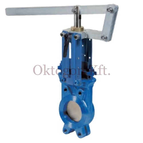 Késtolózár DN100 PN10 | GG25 | F304 | NBR | Emelőkarral