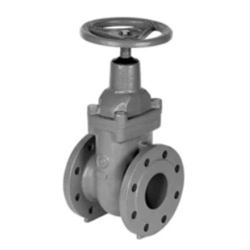 Karimás éktolózár fémzárású, laposházú DN65 PN16 L=170mm