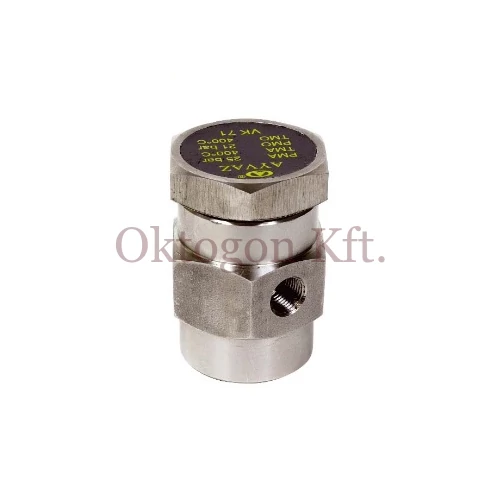 VK 71 – Rozsdamentes acél vákuumtörő, 1/2", PN25, T.: 0/+400°C